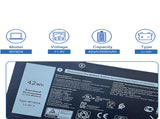 42wh WY9DX Dell Laptop Battery for Dell Latitude 5420 5520 Precision 15 3560 Series Notebook RJ40G 075X16 0WK3F1 0M3KCN 005R42 01K2CF 11.4V 3500mAh Laptop Batteries JS Bazar