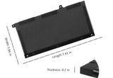 11.25V 40Wh JK6Y6 C5KG6 CF5RH Dell Laptop Battery for Dell Latitude 3410 3510 Vostro 5300 5301 5401 5402 5501 5502 Inspiron 5300 5301 5401 5402 5408 Laptop Batteries JS Bazar