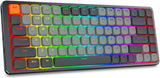 Redragon Azure K652 Mechanical Keyboard, Red Switches, Tri-Mode Connectivity, Bluetooth/2.4GHz Dongle/ Wired, Aluminum Top Plate | K652GG-RGB-Pro Gaming Keyboard JS Bazar