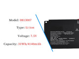 0813007 5B10P23779 BSNO3558E5 Laptop Battery for Lenovo IdeaPad 120S 120S-14 120S-14IAP 130S-14IGM S130-14IGM 120S-14IAP 81A50093MH 120S-14IAP 14" 81A5 Series 2ICP4/59/138 7.5V 31Wh Laptop Batteries JS Bazar