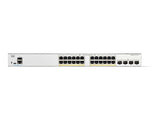 Cisco Catalyst 1200-24P-4G Smart Switch, 24 Port GE, PoE, 4x1GE SFP Networking Switches JS Bazar