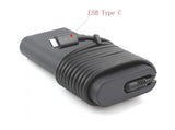 90W USB type C Dell Laptop charger for Dell XPS 13 9350 9365 9370 Latitude 7280 7480 7380 7390 Power Adapter & Charger Accessories JS Bazar