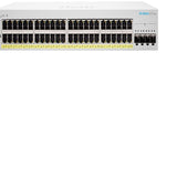 Cisco Business 220 Series CBS220-48FP-4X - Switch - smart - 48 x 10/100/1000 (PoE+) + 4 x 10 Gigabit SFP+ (uplink) - rack-mountable - PoE+ (740 W) Networking Switches JS Bazar