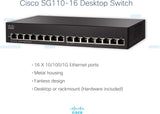SG110-16 - Cisco Small Business 110 Series Unmanaged Switches-isco SG110-16 16-Port Gigabit Switch Networking Switches JS Bazar