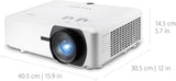 ViewSonic LS920WU Projector, 6000 ANSI Lumens, 30" to 300" Display Size, 1.6x Optical Zoom, 16ms Input Lag, 2x HDMI Projectors JS Bazar