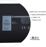 DJ1J0 Dell Laptop Battery for DELL Latitude 12 7000 7280 7480 Series PGFX4 ONFOH 451-BBZL 11.4V 42Wh Laptop Batteries JS Bazar