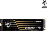 MSI Spatium M480 2TB M.2 2280 Internal Solid State Drive, PCI-E x4, Gen4, NVMe, SSD, 7000 MB/s / 6800 MB/s : S78-440Q150-P83 Hard Drives JS Bazar