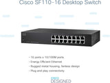 SF110-16 - Cisco Small Business 110 Series Unmanaged Switches-Cisco SF110-16 16-Port 10/100 Switch Networking Switches JS Bazar