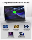 140 watt Type C To MagSafe 3 Adapter Cable For Macbook Pro 14 MacBook Air 13 M3 MacBook Air M2 power cord JS Bazar