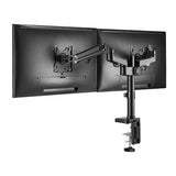 Dual Monitors Aluminum Gas Spring Monitor Arm | LDT47-C024 Desktop Mount JS Bazar