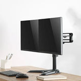 Dual Monitors Premium Articulating Aluminum Monitor Stand | 91-ldt30t024 Desktop Mount JS Bazar