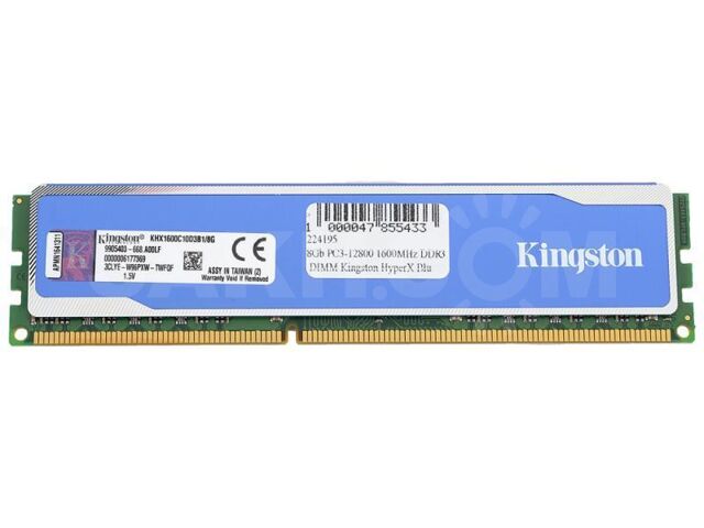 Hyperx 1600mhz ddr3 8gb hot sale