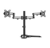 Dual Monitors Premium Articulating Aluminum Monitor Stand | 91-ldt30t024 Desktop Mount JS Bazar