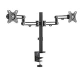 Dual Monitors Premium Aluminum Articulating Monitor Arm | 91-ldt30c024 Desktop Mount JS Bazar