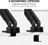 premium dual monitors aluminum gas spring monitor arm | 91-ldt26c024 Desktop Mount JS Bazar