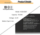 Original Razer Blade laptop battery For Razer Blade RC30-0287 Razer Blade Pro 17 2019 2020 RZ09-0287 / 15.4V 4583mAh Laptop Batteries JS Bazar