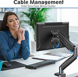 premium single monitor aluminum gas spring monitor arm | 91-ldt26c012 Desktop Mount JS Bazar