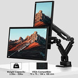 premium dual monitors aluminum gas spring monitor arm | 91-ldt26c024 Desktop Mount JS Bazar