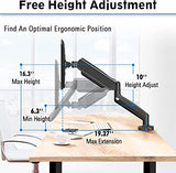 premium single monitor aluminum gas spring monitor arm | 91-ldt26c012 Desktop Mount JS Bazar