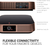 ViewSonic M2 Full HD 1080p Smart Portable LED Projector : M2 Projectors JS Bazar