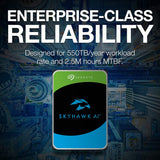 Seagate 10TB SkyHawk AI Surveillance, 3.5 Inch Hard Drive : ST10000VE0008 Hard Drives JS Bazar