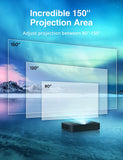 Vava 4K Ultra Short Throw Laser Projector - Black : 83-19000-030 Projectors JS Bazar