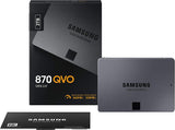 SAMSUNG 870 QVO Series 2TB SATA Internal Solid State Drive, 2.5" 4-bit, SSD, MLC V-NAND : MZ-77Q2T0BW Hard Drives JS Bazar