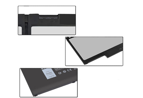 MXV9V Laptop Battery Replacement for Dell Latitude 7400 7300 E7400 E7300, Latitude 5300 5310 2-in-1, for Inspiron 7300 7306 2-in-1 Black Series P96G P97G P99G P100G 5VC2M 829MX 05VC2M 0829MX 60Wh Laptop Batteries JS Bazar