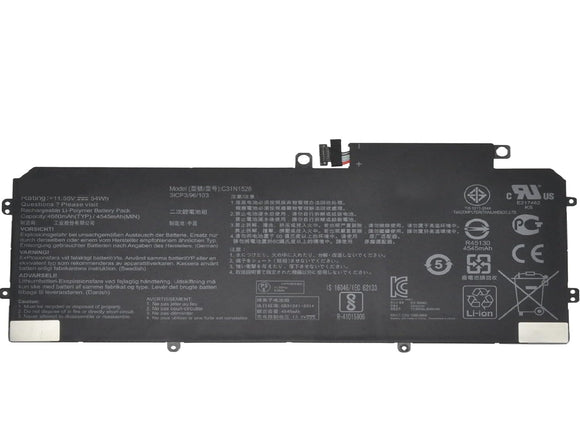 C31N1528 Asus Laptop Battery for Asus ZenBook Flip UX360 UX360C UX360CA UX360UA UX360CA-C4008T C4028T C4041T FC060T UBM1T UX360UA-1A 1B 1C Series 3ICP3/96/103 0B200-02080100 0B200-00730200 11.55V 54Wh Laptop Batteries JS Bazar