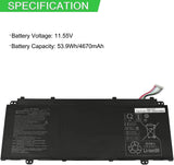 AP15O5L AP1505L Acer Laptop Battery for Aspire S13 S5-371 S5-371-52JR S5-371-56VE S5-371-537B S5-371-53NX S5-371-71QZ S5-371-757T 5-37152 UK Laptop Batteries JS Bazar