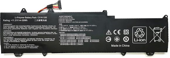 C31N1330 11.31V 50Wh Asus Laptop Battery for ASUS ZenBook UX32LA UX32LN UX32LN-R4053H UX32LA-R3025H UX32LNR4053H UX32LN-R4029H 0B200-00070200 Laptop Batteries JS Bazar