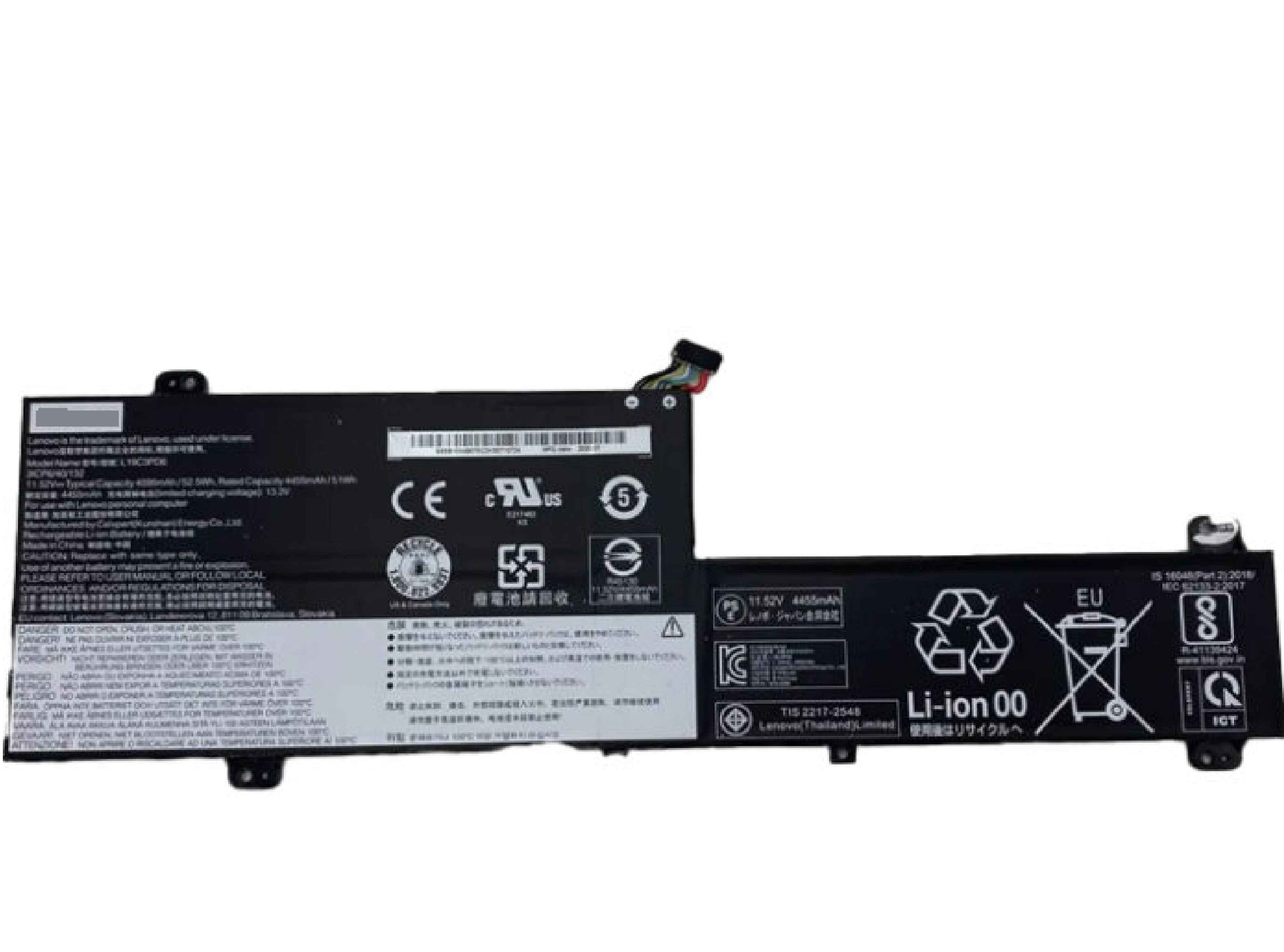L19L3PD6 L19D3PD6 L19M3PD6 L19C3PD6 Laptop Battery Compatible with Lenovo Flex 5-14ARE05 Flex 5-15IIL05 Flex 5-14IIL05 Series 5B10X49072 5B10X49075 5B10X49077 5B10X49073 11.55V 52.5Wh 4550mAh Laptop Batteries JS Bazar