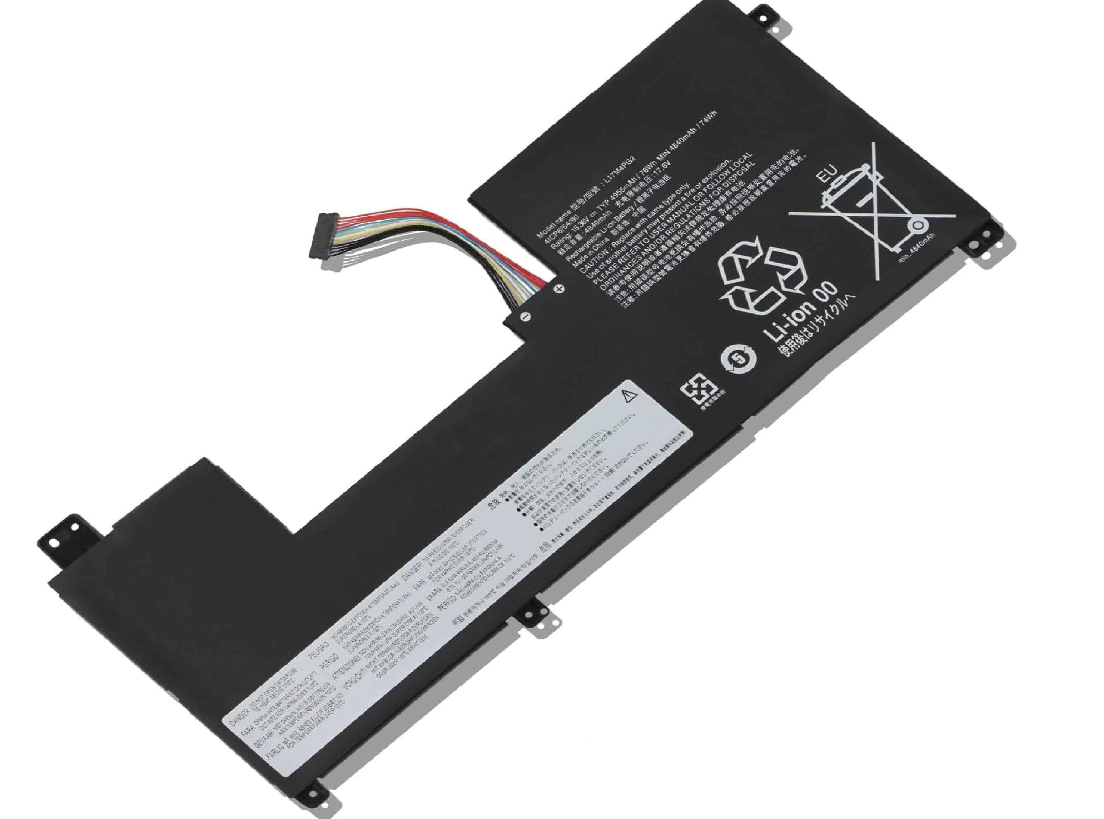 L17M4PG2 76Wh Laptop Battery Replacement for Lenovo Legion Y730-17 Y730-17ICH Y730-17ICHG Y740-17 Y740-17ICH Y740-17ICHG Y9000K Y9000K 2019SE L17C4PG2 L17L4PG2 L17S4PG2 4955MAH 4-Cell 15.36V Laptop Batteries JS Bazar