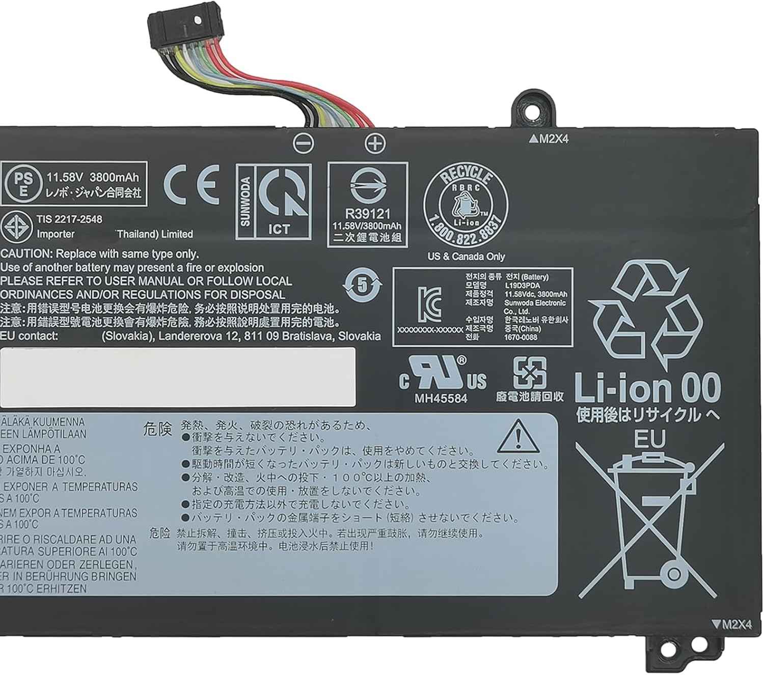 L19D3PDA Laptop Battery 45Wh Compatible with Lenovo ThinkBook 14 G2 ITL are / 14 G3 ACL ITL / 14 G4 ABA IAP / 15 G2 ITL are / 15 G3 ACL ITL / 15 G4 ABA IAP Series L19M3PDA L19C3PDA L19L3PDA Laptop Batteries JS Bazar