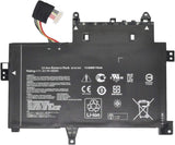 B31N1345 Asus Laptop Battery for ASUS Transformer Book Flip TP500L TP500LA TP500LB TP500LN TP500LA-EB31T TP500LA-DS71T TP500LA-UB31T 0B200-00990100 B31BN9H (11.4V 48Wh/4100MAH/6Cell) Laptop Batteries JS Bazar