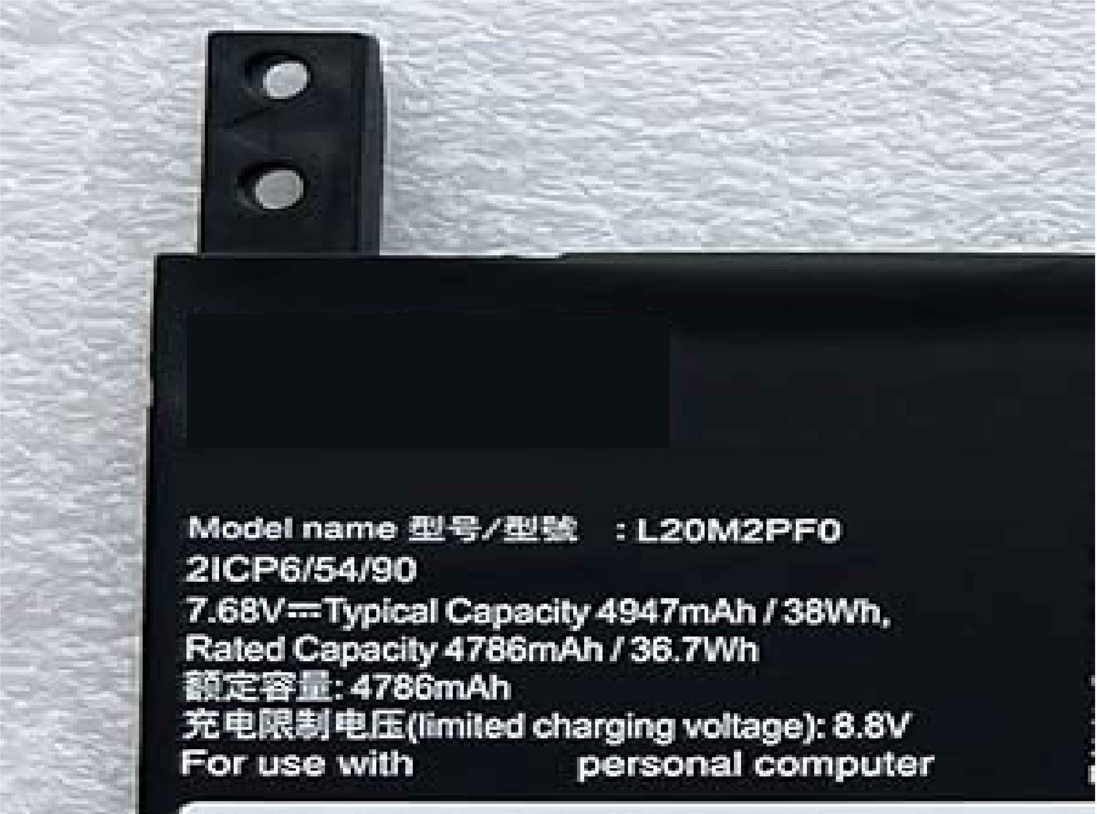 L20M2PF0 Laptop Battery Replace for Lenovo Ideapad 3-14ITL6 3-15ITL6 3-15ALC6 V14 V15 G2-ITL G2-ALC V17 G4-IRU Series Notebook L20L2PF0 L20B2PF0 7.68V Laptop Batteries JS Bazar