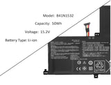 B41N1532 Asus Laptop Battery Replacement for Asus Q504U Q504UA Q504UAK Q534UA Zenbook Flip UX560 UX560UA UX560UAK UX560UA-FZ014T UX560UQ-FJ051T Q504UA-BBI5T12 BHI5T13 BHI7T21 B41BK25 B41Bl95 15.2V 50Wh Laptop Batteries JS Bazar