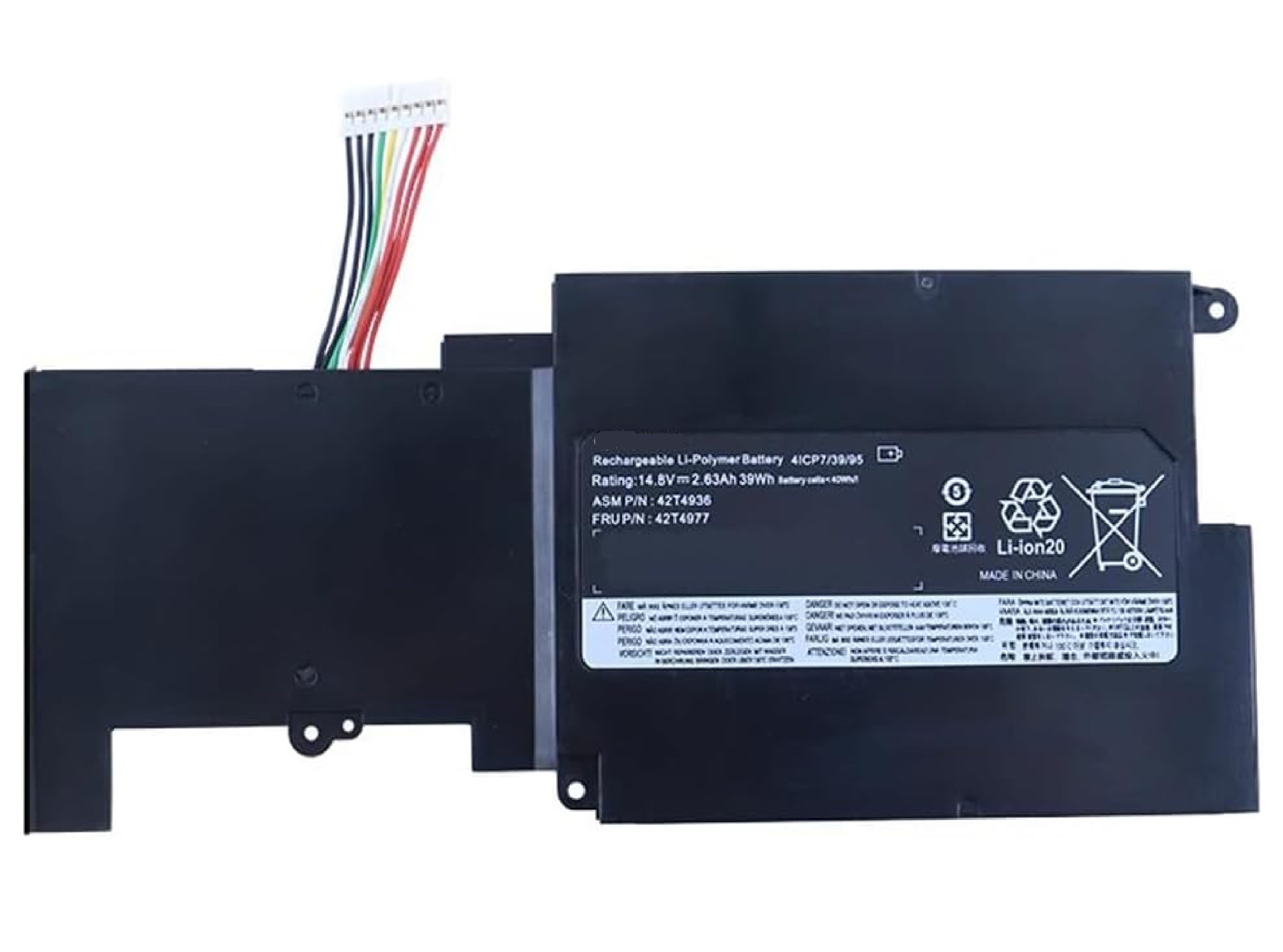 14.8V 39Wh 42T4936 42T4937 42T4938 42T4939 0A36279 Laptop Battery Compatible with Lenovo ThinkPad X1 Hybrid Series Notebook Laptop Batteries JS Bazar