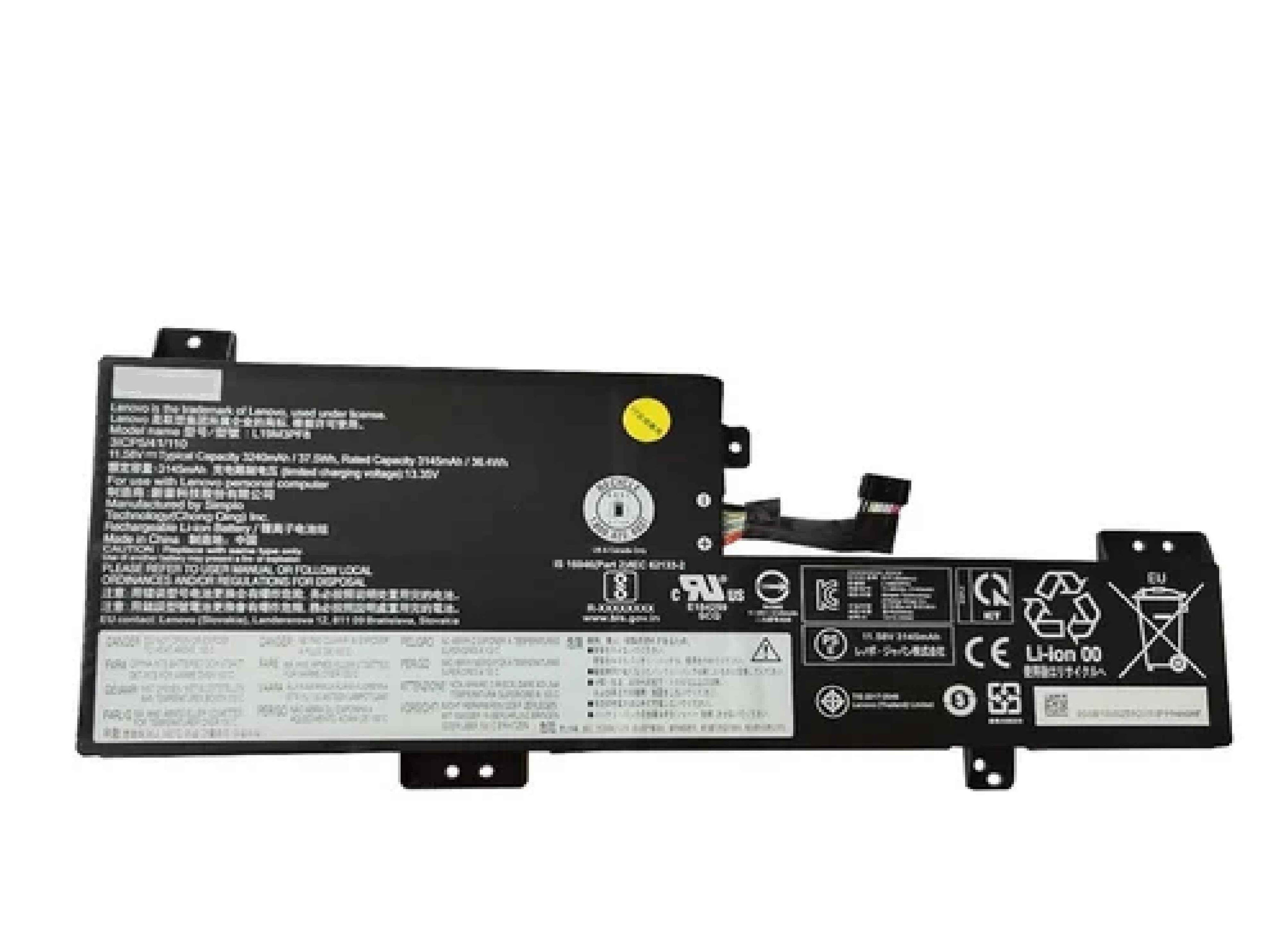 L19M3PF8 L19C3PF8 Laptop Battery for Lenovo Ideapad Flex 3-11IGL05 3-11ADA05 Flex3-11IGL05(82B2) Series SB10X02592 5B10X02593 SB10X02595 5B10X02604 8SSB10X025 11.58V 37.5Wh Laptop Batteries JS Bazar