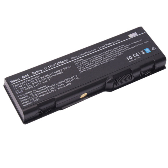 Battery for Dell Inspiron 6000 9200 9300 9400 E1705 XPS Gen 2 D5318 D5318 YF976 Laptop Batteries JS Bazar