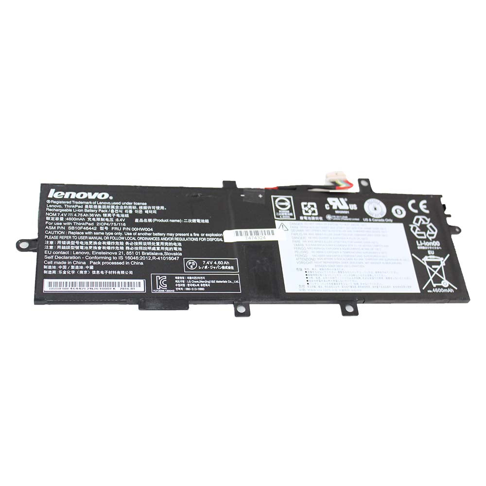 00HW004 Lenovo ThinkPad Helix(20CGA00XCD), ThinkPad Helix(20CGA01QCD) Laptop Battery - JS Bazar