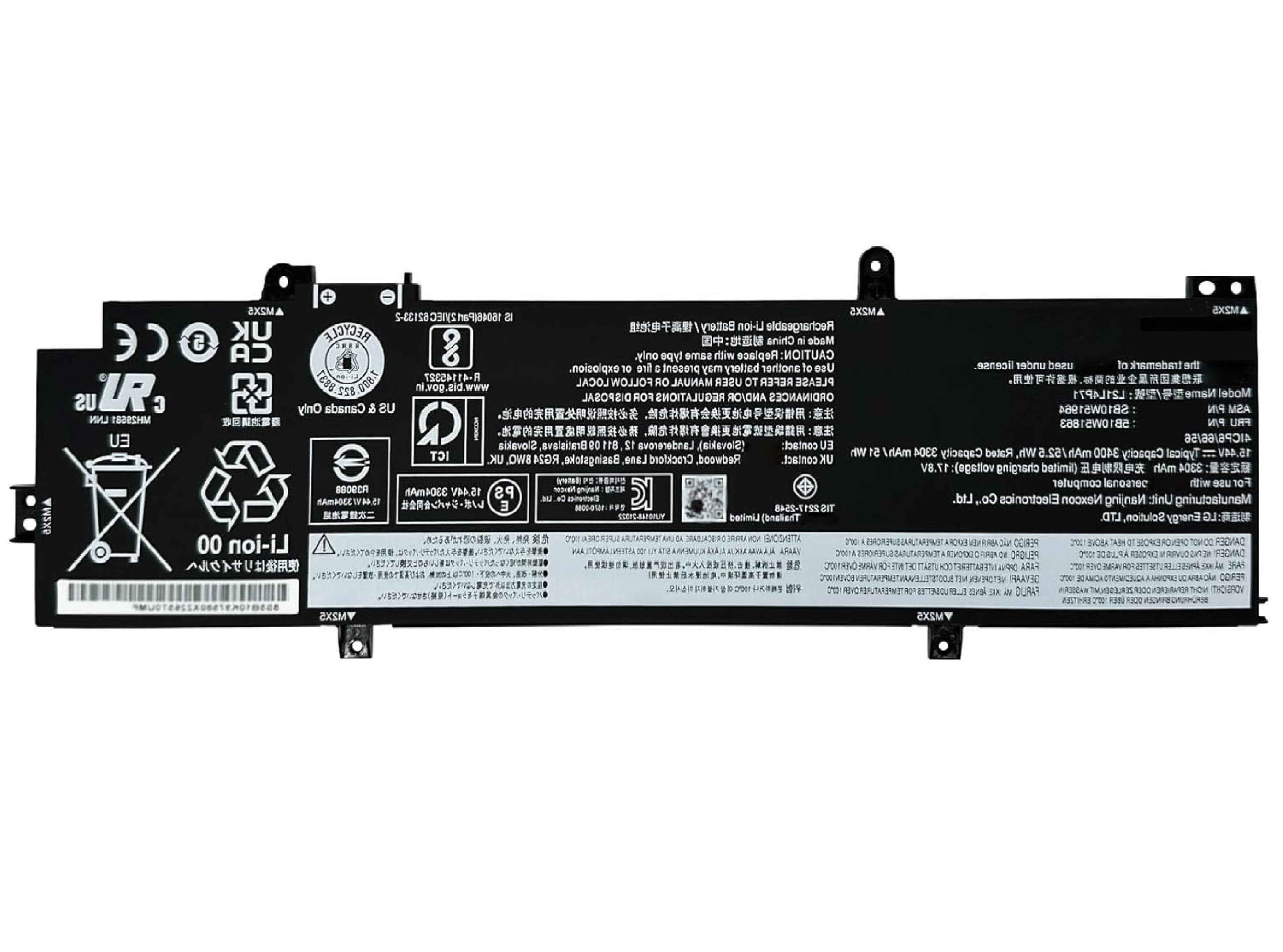 L21L4P71 Laptop Battery 52.5Wh Compatible with Lenovo ThinkPad T14 Gen 3 Gen 4 / P14s Gen 3 Gen 4 Series L21M3P71 L21L3P71 L21M4P71 L21C4P71 L21D4P71 L21M4P72 L21C3P71 (L21L4P71 52.5Wh) Laptop Batteries Generic