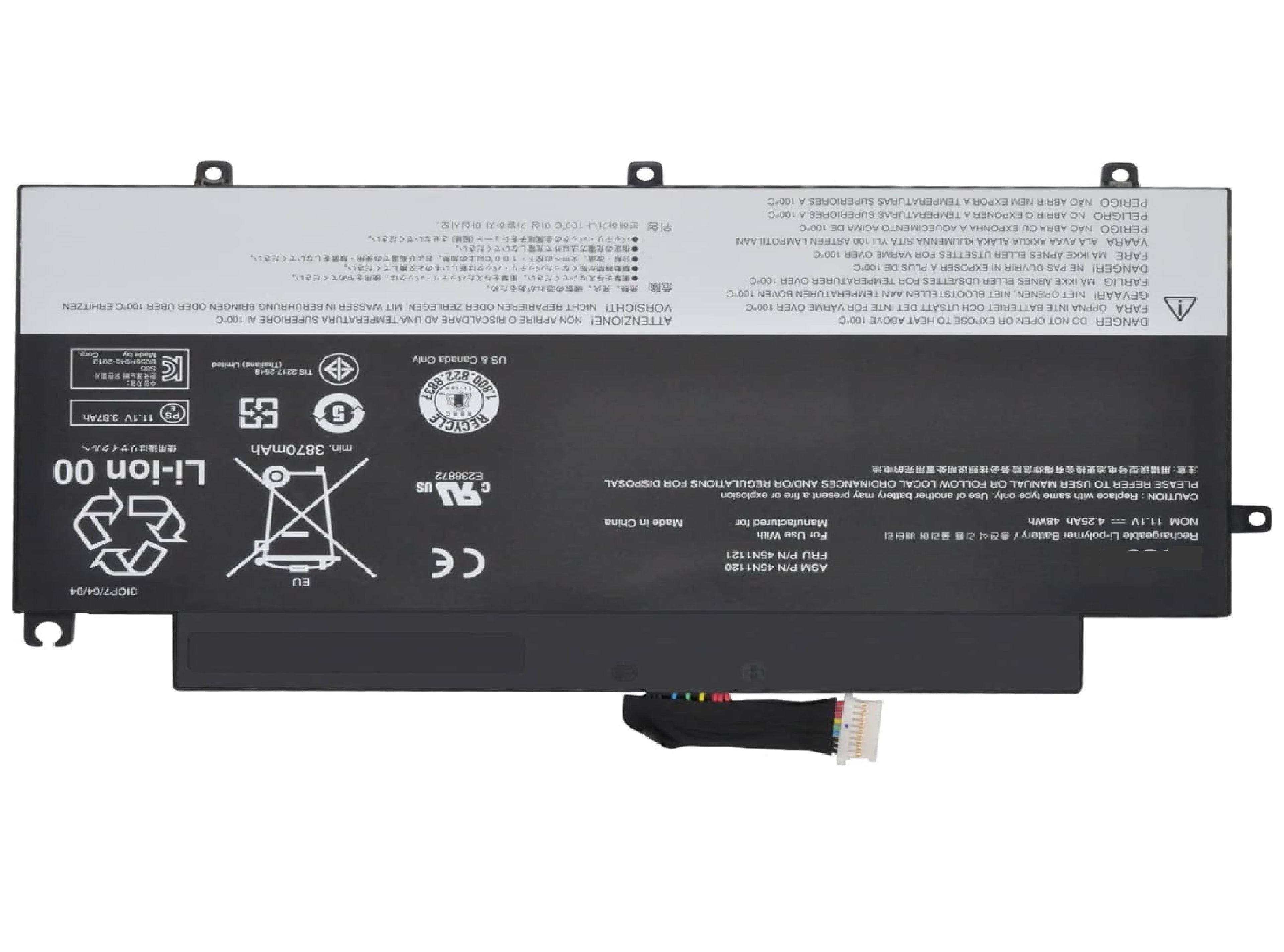 45N1120 45N1121 45N1122 45N1123 Laptop Battery for Lenovo ThinkPad T431s 20AC001AUS 20AA000BUS Series 11.1V 48Wh Laptop Batteries JS Bazar