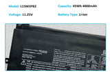 L15M3PB2 Laptop Battery Compatible with Lenovo 100e Winbook/300e Winbook/N22 N23 N24 Winbook Series Notebook 5B10K90780 L15C3PB0 5B10K90783 11.25V 45Wh 4000mAh Laptop Batteries JS Bazar