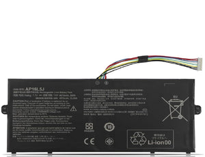 AP16L5J Laptop Battery for Acer Swift 5 SF514-52T SF514-53T Pro SF514-52TP Spin 1 SP111-33 SP111-32N SP111-34N Switch 3 SW312-31 SW312-31P TravelMate X5 TMX514-51 TMX514-51T X514-51 X514-51T Laptop Batteries JS Bazar