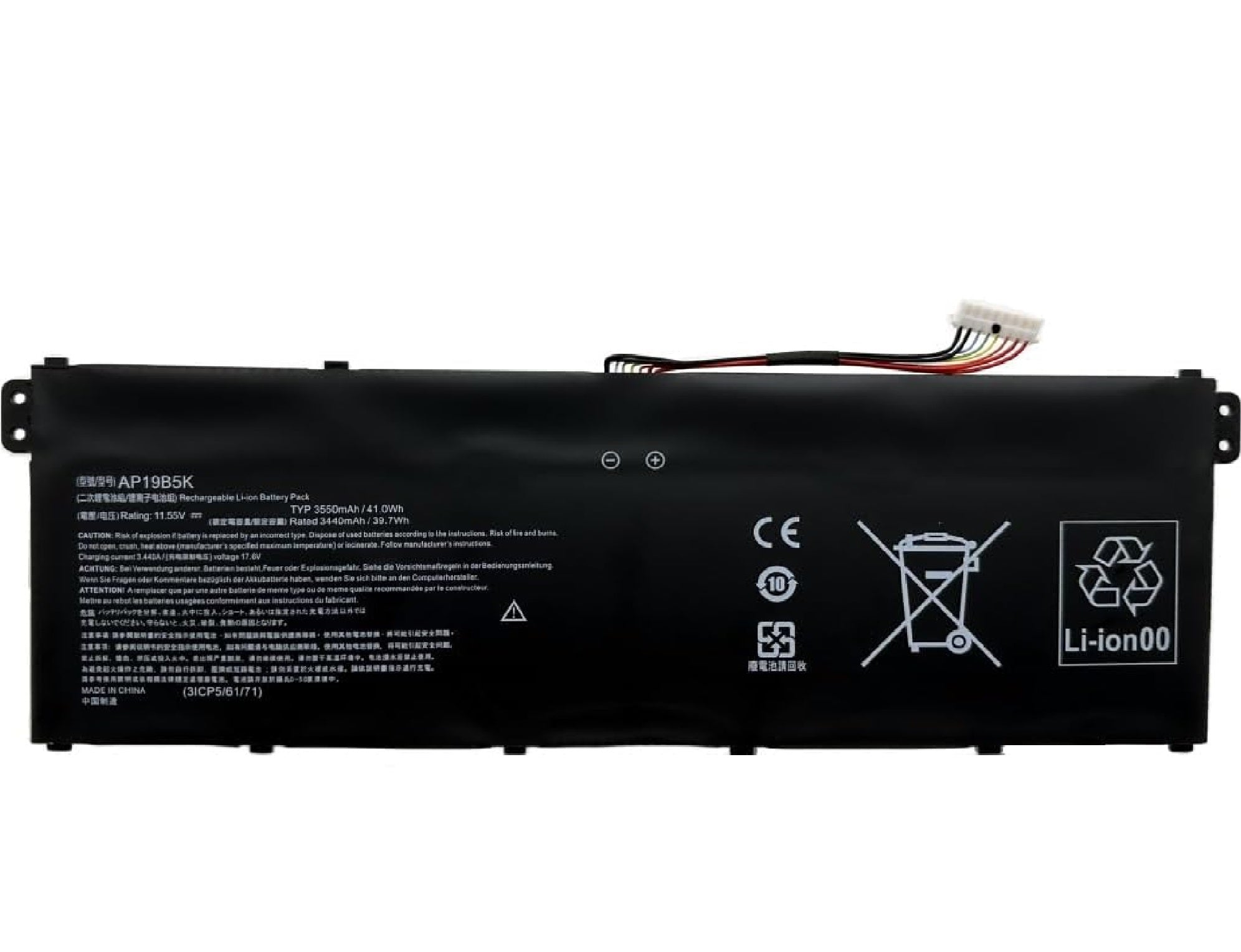 AP19B5K Acer Laptop Battery for ACER Aspire 3 A314-22 A315-23 A315-57G A317 Aspire 5 A514 Series Aspire 7 A715-42G Chromebook 15 CB315-3H Spin 3 SP314-54N Swift 3 SF314-42 Series Laptop Batteries JS Bazar