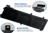 H5H20 Laptop Battery RRCGW Replace for Dell Precision 5510 5520 M5520 5530 5540 XPS 15 9550 9560 9570 9590 Inspiron 7590 7591 Series Notebook 62MJV M7R96 5D91C 05D91C 11.4V 56Wh Laptop Batteries JS Bazar