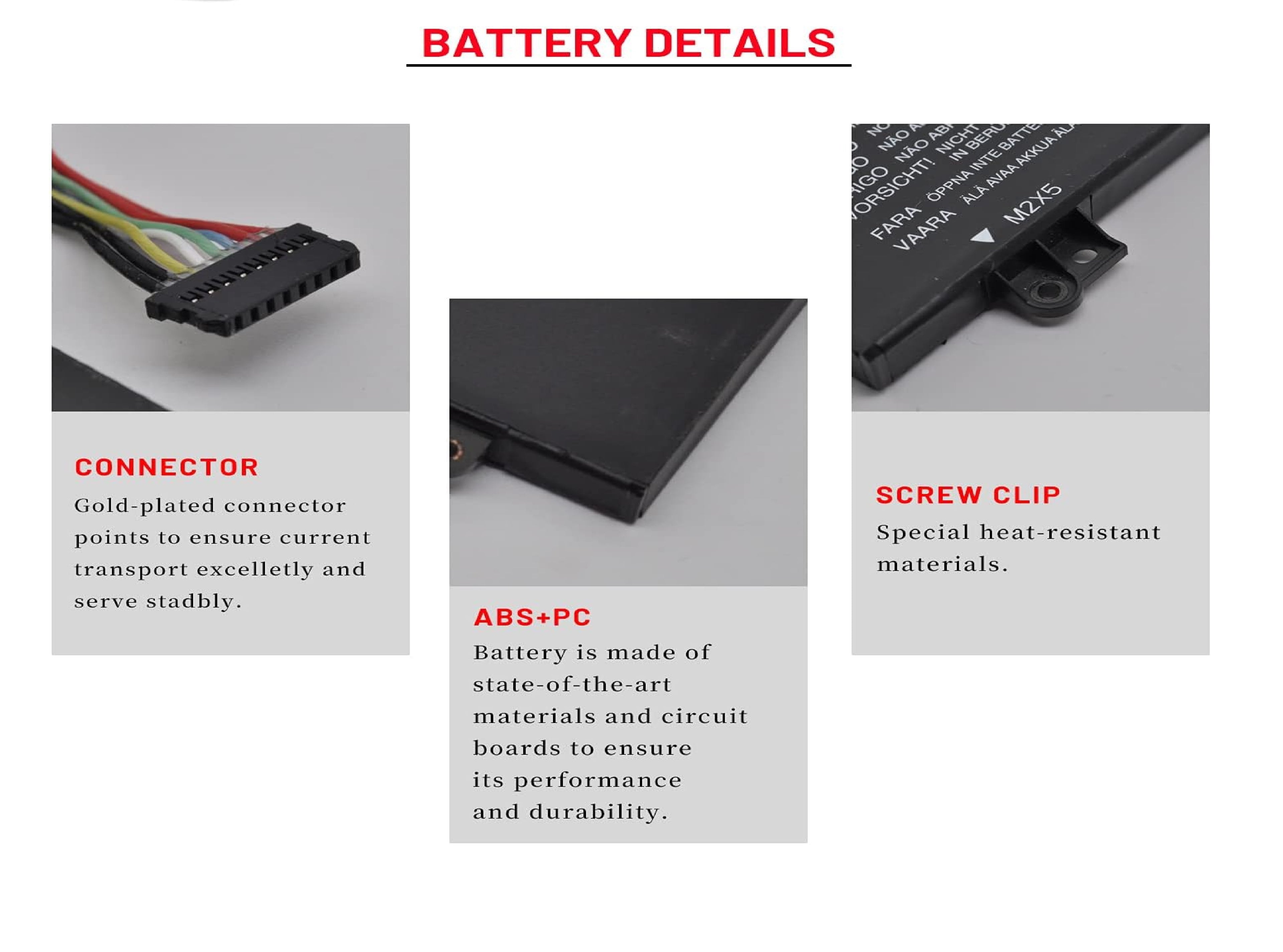 L16M6PC1 L16C6PC1 L16L6PC1 Laptop Battery for Lenovo Yoga 720 720-15 720-15Ikb Series 5B10M53743 5B10M53744 5B10M53745 3ICP4/43/110-2 11.52V 72Wh Laptop Batteries JS Bazar