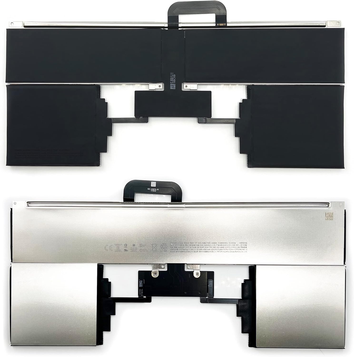 A2669 A2681 MacBook Battery for MacBook AIR 13" M2 2022 A2681 661-26150 MLY33LL-A MLY43LL-A Series Notebook 11.54V 52.6Wh Laptop Batteries JS Bazar
