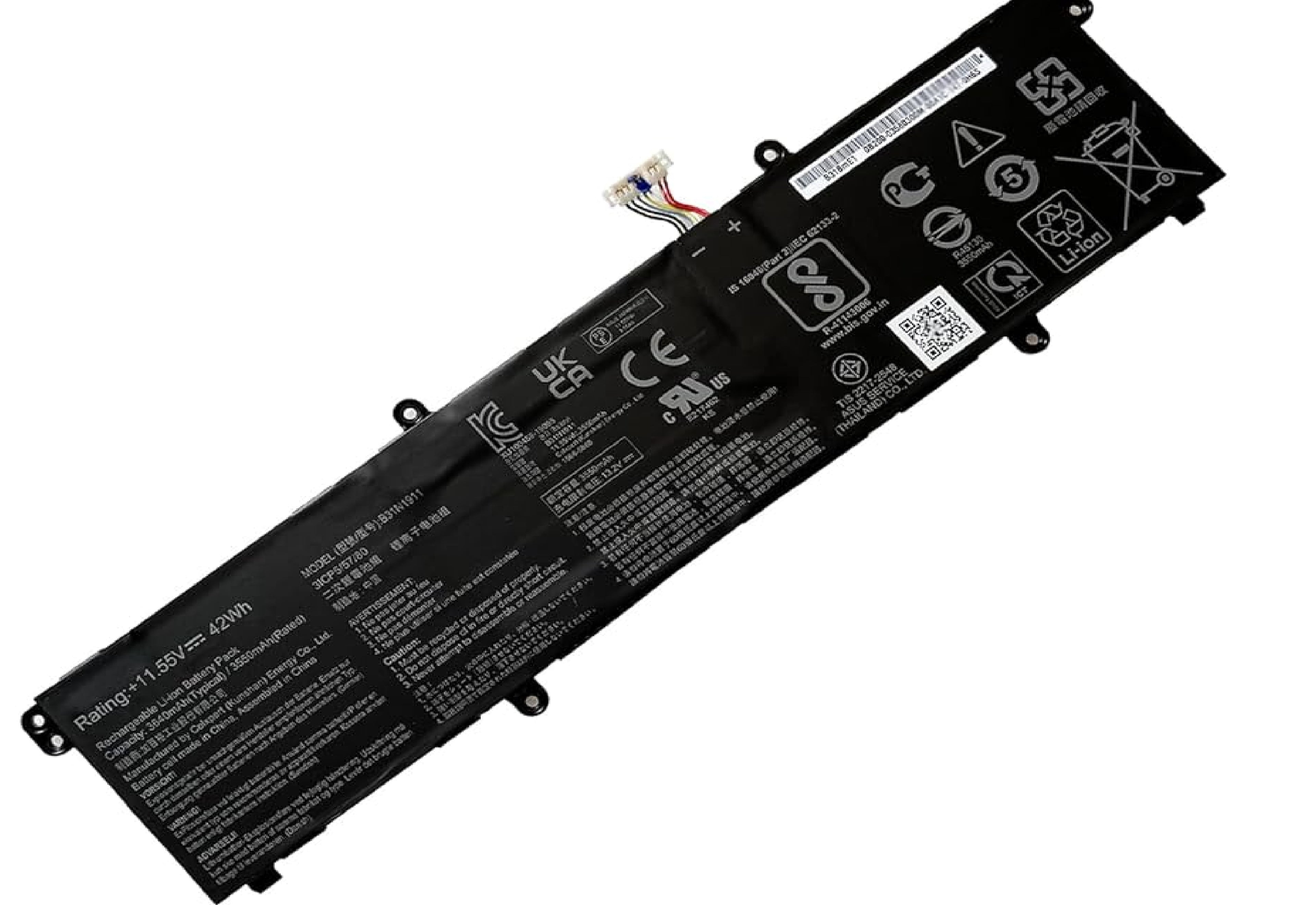 B31N1911 Asus VivoBook Flip 14 TM420IA-EC043T Asus Laptop Battery Laptop Batteries JS Bazar